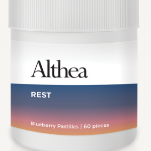 Althea Rest THC 20 : CBD 20 : CBN 20 Pastilles (Blueberry) - 60 pack